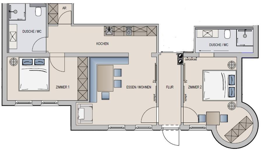 시 Haus Dominik 아파트 외부 사진